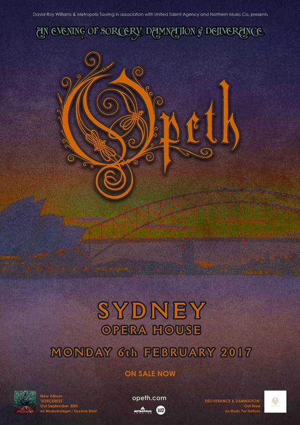 Opeth tour sydney