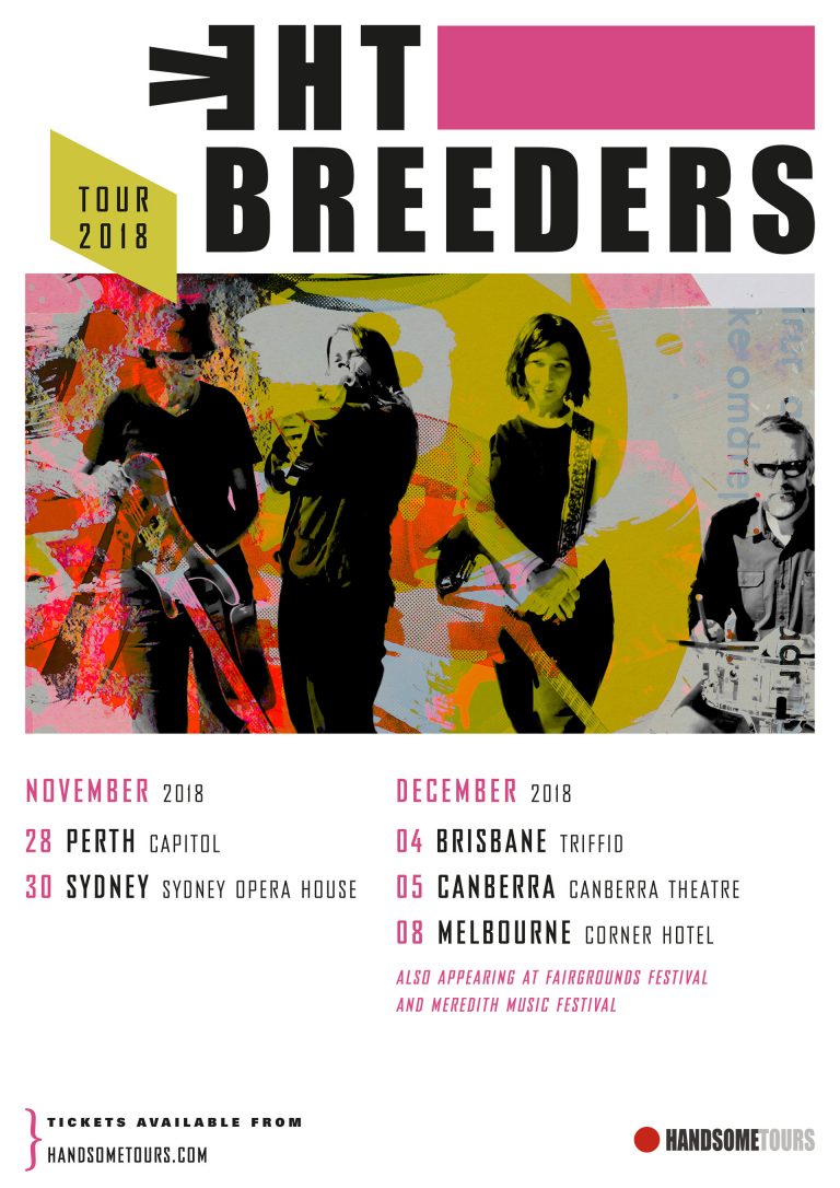 THE BREEDERS announce Australian tour