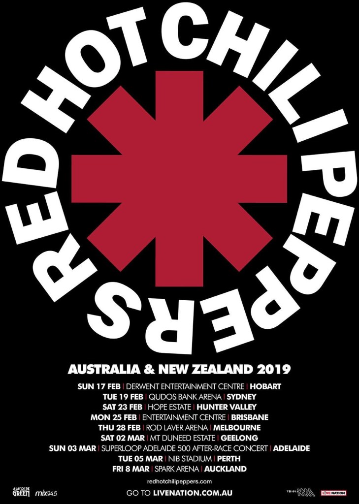 RED HOT CHILI PEPPERS Return to Australia for a Nationwide tour