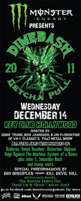Monster Energy Presents “DimeBash 2011” December 14, 2011 at the Key Club in West Hollywood, CA
