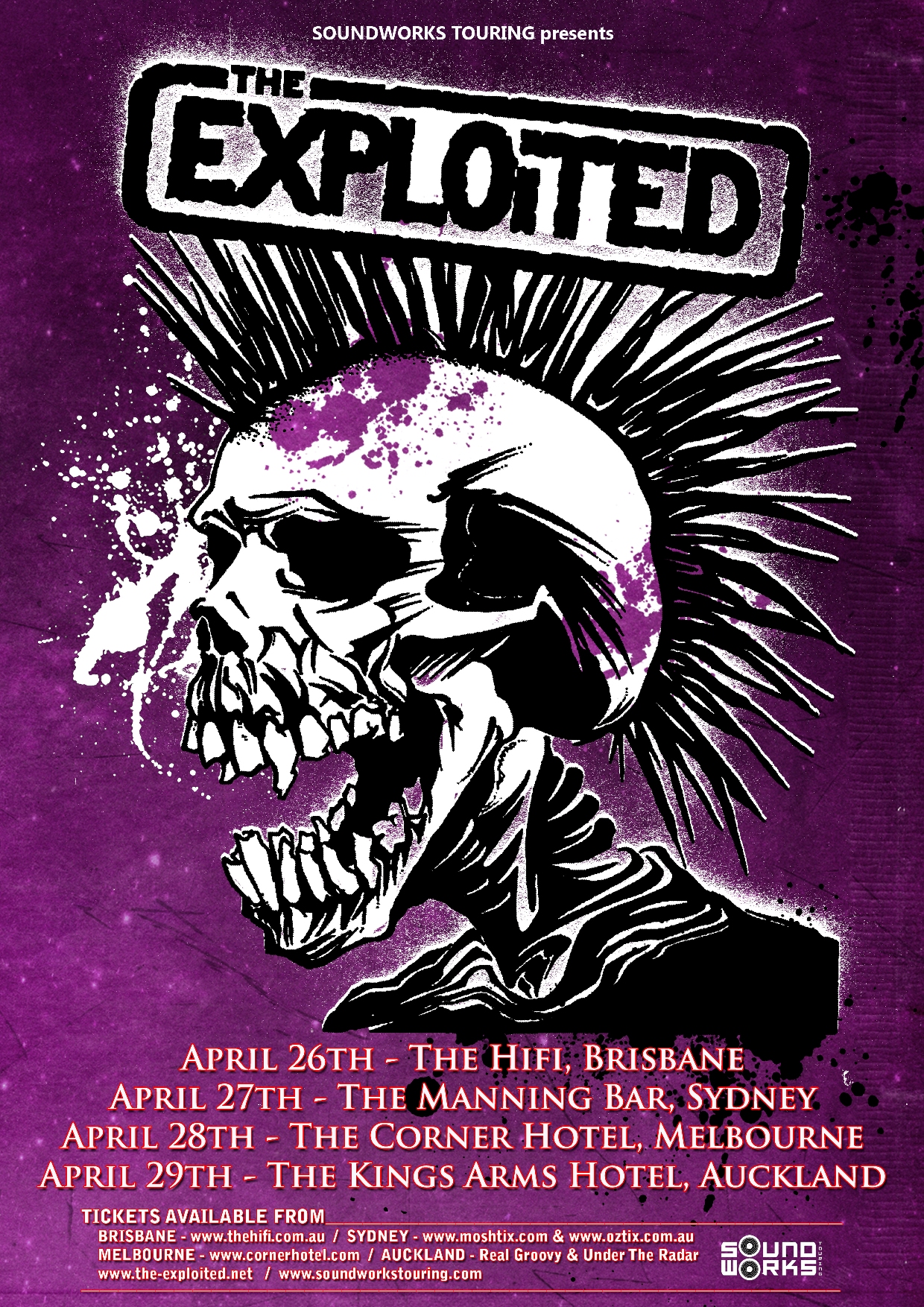 The Exploited announced Australian tour