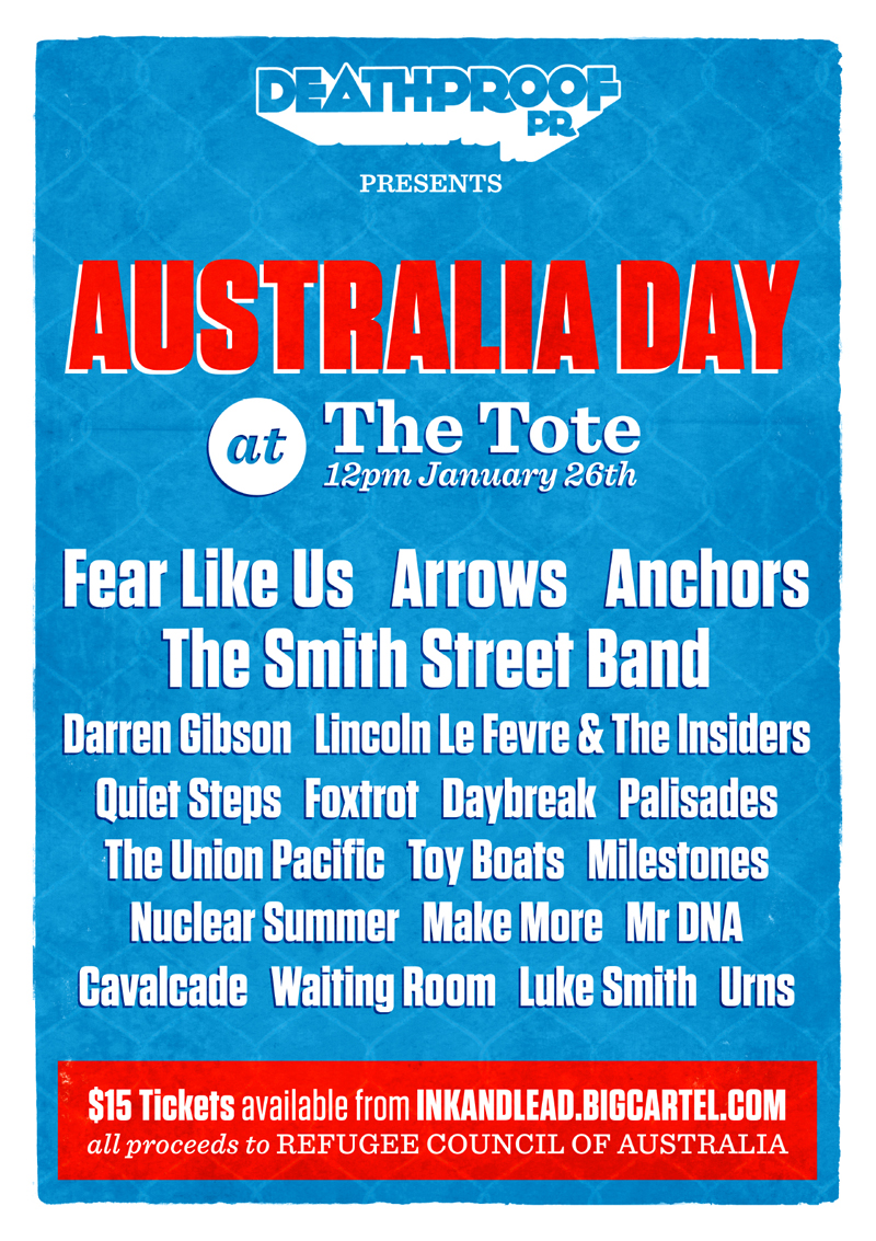 Deathproof PR presents Australia Day at The Tote
