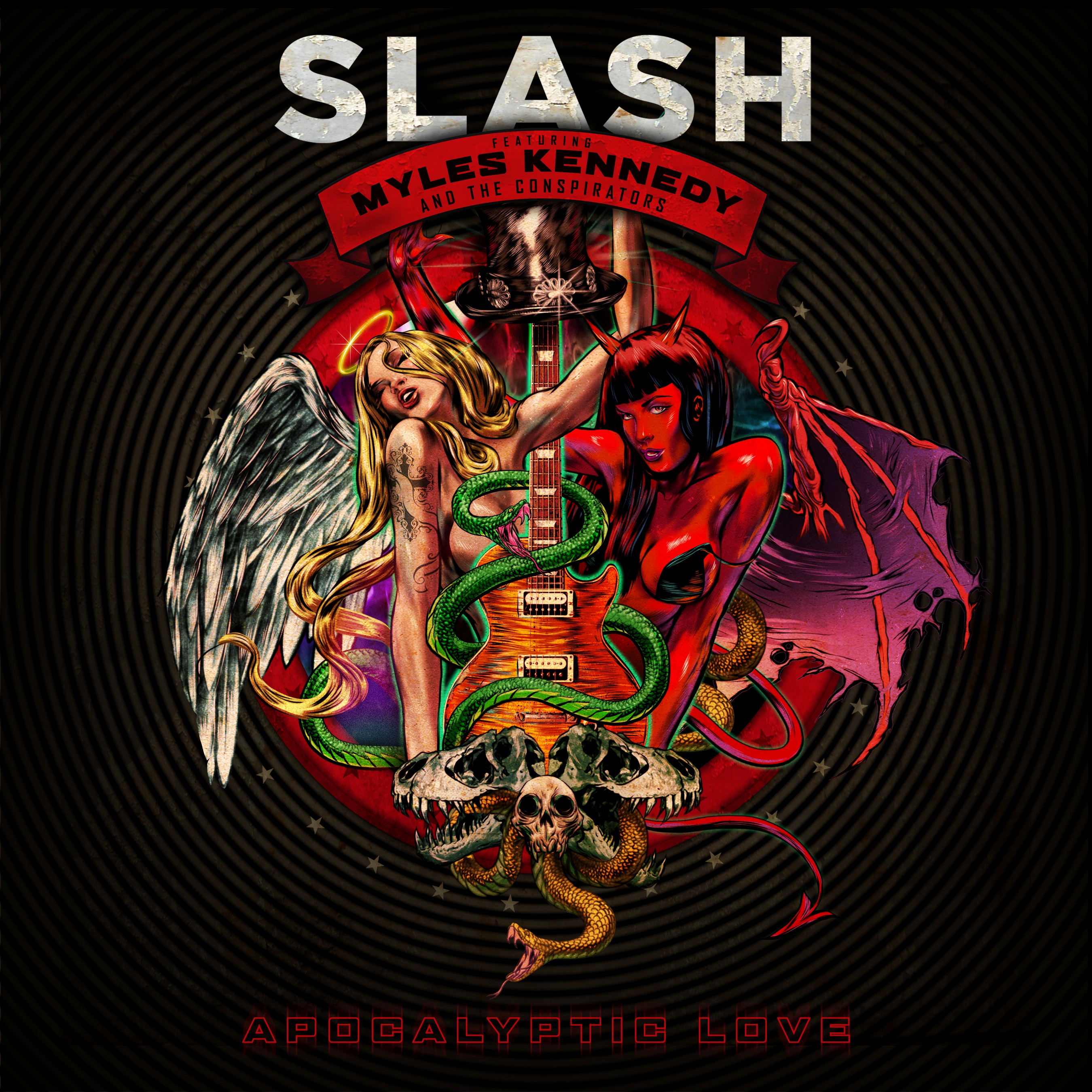 Slash reveals cover art and title for second studio album ‘Apocalyptic Love’