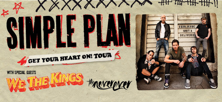 Simple Plan announce ‘Get Your Heart On! Australian tour