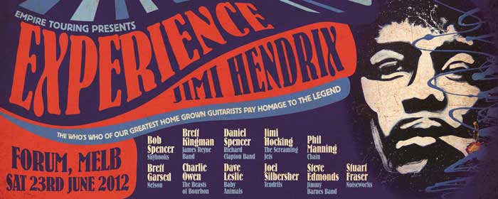 Experience Jimi Hendrix – Melbourne, 23rd June 2012