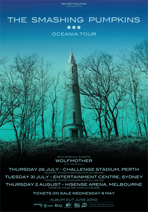 smashing pumpkins australia tour