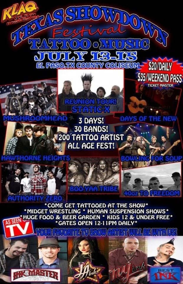 The Texas Showdown Festival - USA's largest Tattoo and Music festival ...