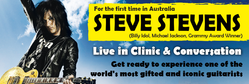 Steve Stevens live in clinic and conversation – Australia!
