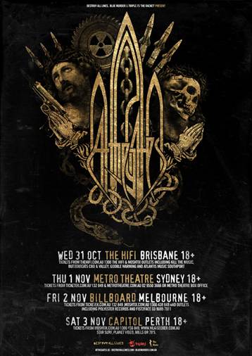 At The Gates Australian tour supports announced