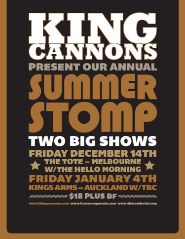 King Cannons Summer stomps