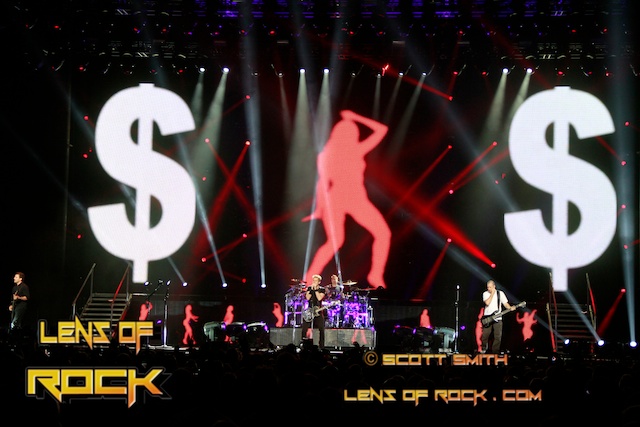 Nickelback – Rod Laver Arena, Melbourne, Australia – 27 November 2012