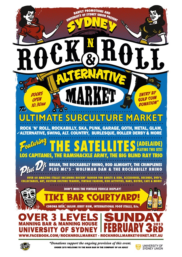 Sydney Rock ‘n’ Roll & Alternative Market back on again this February 3