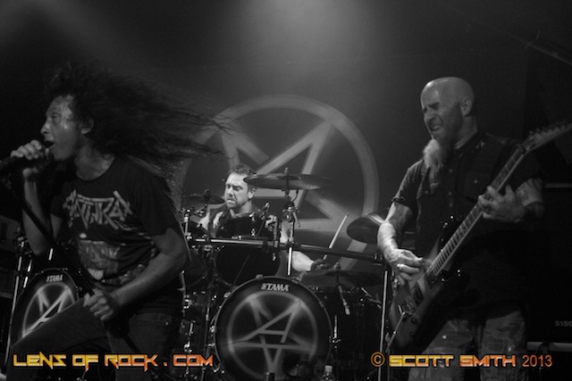 Anthrax & Fozzy – Hi Fi Bar, Melbourne, Australia – 28 February 2013