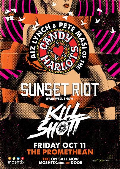 Adelaide get ready to rock… with Aiz Lynch & Pete Masi from the Candy Harlots, Sunset Riot and KillShott