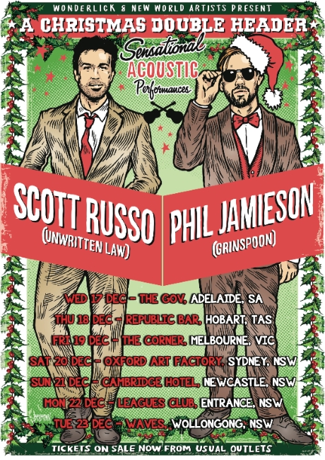 SCOTT RUSSO & PHIL JAMIESON Announce December Tour