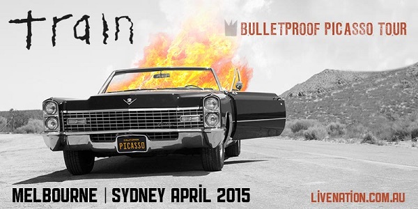 TRAIN – Bulletproof Picasso Tour Melbourne & Sydney 2015