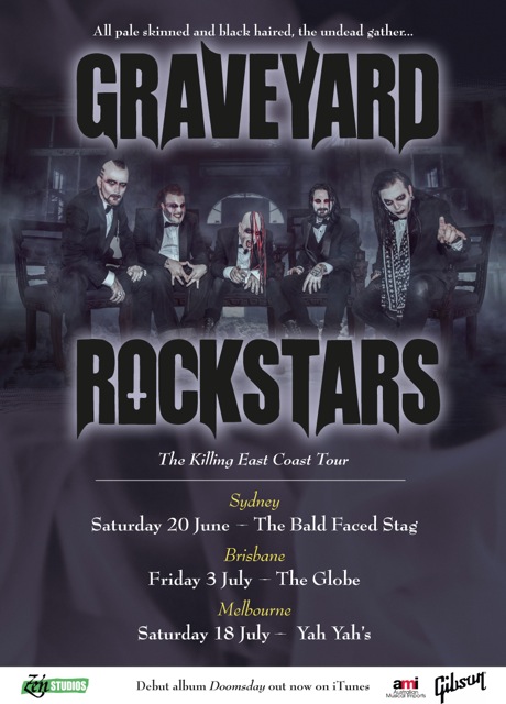 GRAVEYARD ROCKSTARS release new video and announce East Coast shows