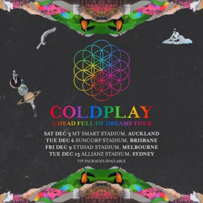 coldplay australia tour adelaide