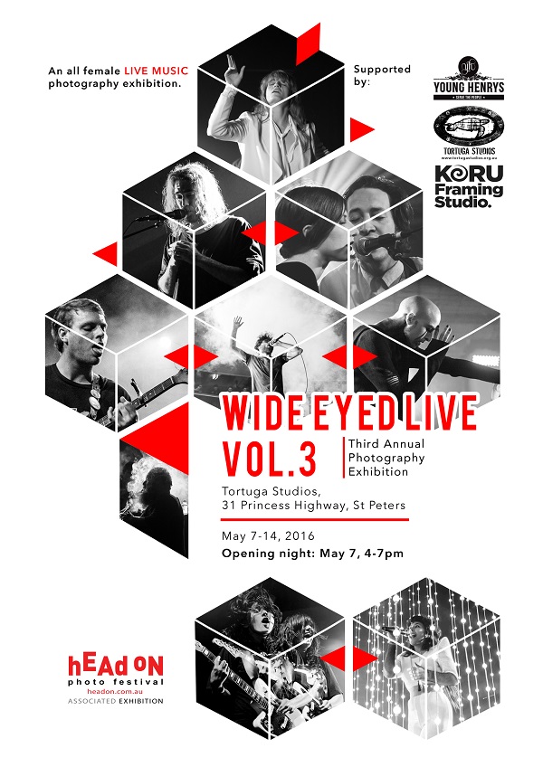 Wide Eyed Live – all-female live music photography exhibition