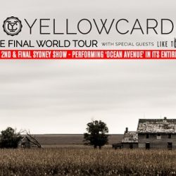 YELLOWCARD 2nd & final Syd show added to meet demand performing 2003’s ‘Ocean Avenue’ album in its entirety