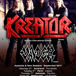 KREATOR With Special Guests VADER Announce Australian & New Zealand Tour