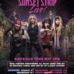 Second Melbourne show added for STEEL PANTHER tour