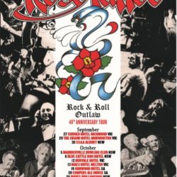ROSE TATTOO  ‘Rock N Roll Outlaw – 40th Anniversary Tour’