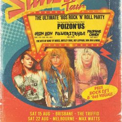 EIGHTIES ON SUNSET 2020 AUSTRALIAN TOUR Announced – The Ultimate ’80s Rock ‘n’ Roll Party