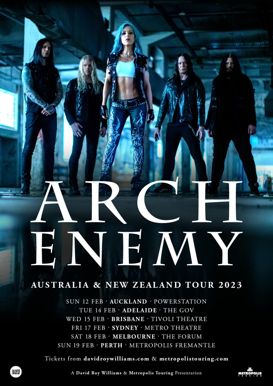 ARCH ENEMY Announce February 2023 Australian and NZ Tour