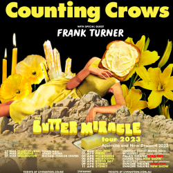 COUNTING CROWS Announce FRANK TURNER As Special Guest On The Butter Miracle 2023 Australian Tour