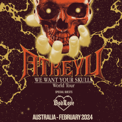 ATREYU Announce ”We Want Your Skulls” February 2024 Australian Tour