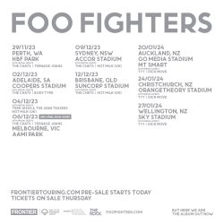 Foo Fighters – Accor Stadium, Sydney – December 9, 2023