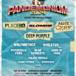 Alice Cooper, Blondie, Placebo & Deep Purple Lead The All Star Pandemonium Festival Line-up Coming To Australia In April!