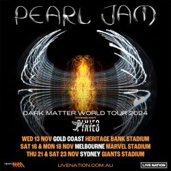 PEARL JAM Extends Australian Leg Of Dark Matter World Tour To Meet Remarkable Demand, With 2 New Stadium Shows Confirmed