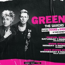 GREEN DAY Announce Australian Leg of ‘THE SAVIORS TOUR’