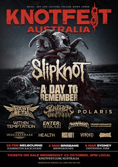 Knotfest – Centennial Park, Sydney – March 8, 2025