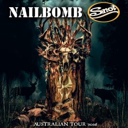 SOULFLY, NAILBOMB & SNOT Announce January 2026 Tour Of Australia!