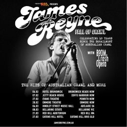 JAMES REYNE ANNOUNCES FALL OF CRAWL NATIONAL TOUR 2026 – With special guests, Boom Crash Opera (all shows), MODELS, 1927 & Nick Barker