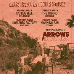 Taylor Acorn 2026 Australian Headline Tour With Special Guests Arrows in Action