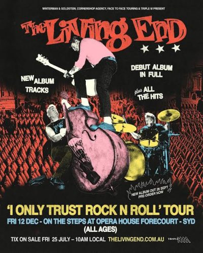 The Living End – On The Steps, Sydney Opera House Forecourt – December 12, 2025