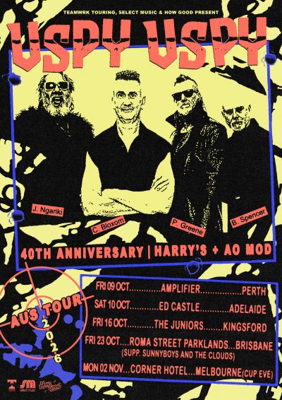 VSPY VSPY ANNOUNCE HARRY’S + A.O. 40TH ANNIVERSARY TOUR