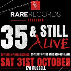 Rare Records Turns 35 .hinge Reforms, Mammal, Sydonia & More Return For One Night On Oct 31 at 170 Russell