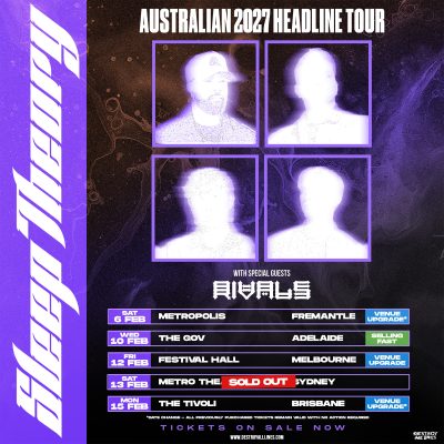 SLEEP THEORY upgrade Perth, Melbourne & Brisbane venues + sell out Sydney show on their first ever Australian Tour