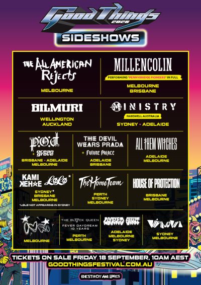 The Good Things Festival 2026 Sideshows Are Here!