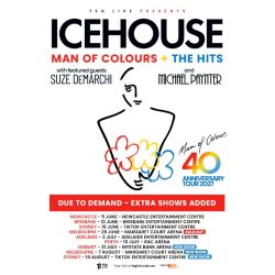 ICEHOUSE announce new shows on Man of Colours Anniversary Tour - Hobart, Melbourne and Sydney