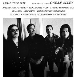 KINGS OF LEON ANNOUNCE THEIR RETURN TO AUSTRALIA IN FEBRUARY AND MARCH 2027